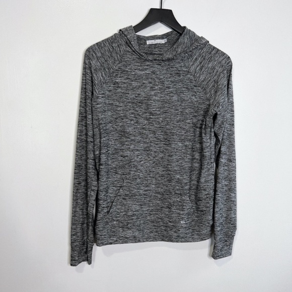 Outdoor Voices Heather Hooded Pullover Sweater Gray Medium‎ - Picture 1 of 4